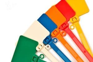 2" x 3" Blank Flag Marker Ties