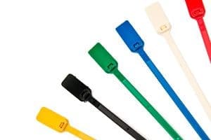 Blank Flag Cable Tie Markers, 6" Wrap (1-1/8" X 3/4" Flag)