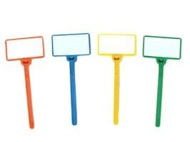 1-1/8" X 1-7/8" Mid-Size Write-on Flag Tie Markers